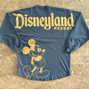 Disneyland Resort Mickey Spirit Jersey Long Sleeve Shirt XS